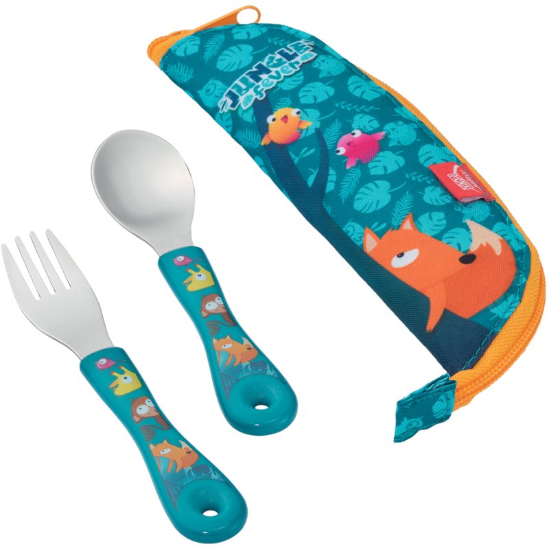 Maped PICNIK ensemble de couverts Jungle Fever, 3 pièces, turquoise