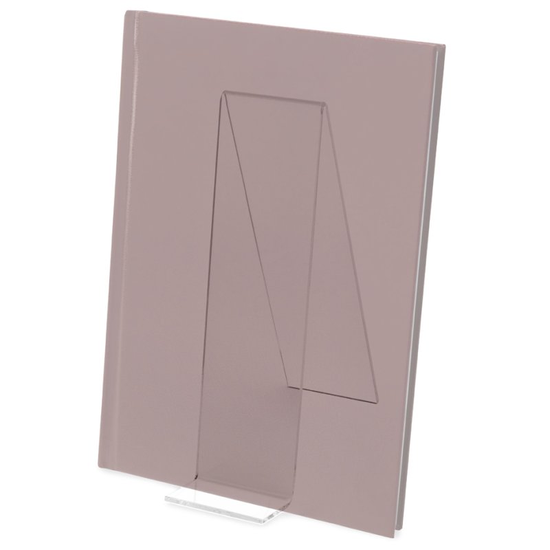 deflecto support d'affichage, 50×110×95 mm, cristal clair, PMMA
