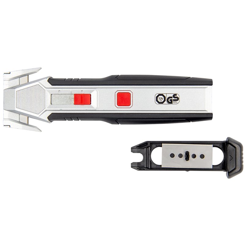 WEDO retractable foil cutter, black/silver, protected corners