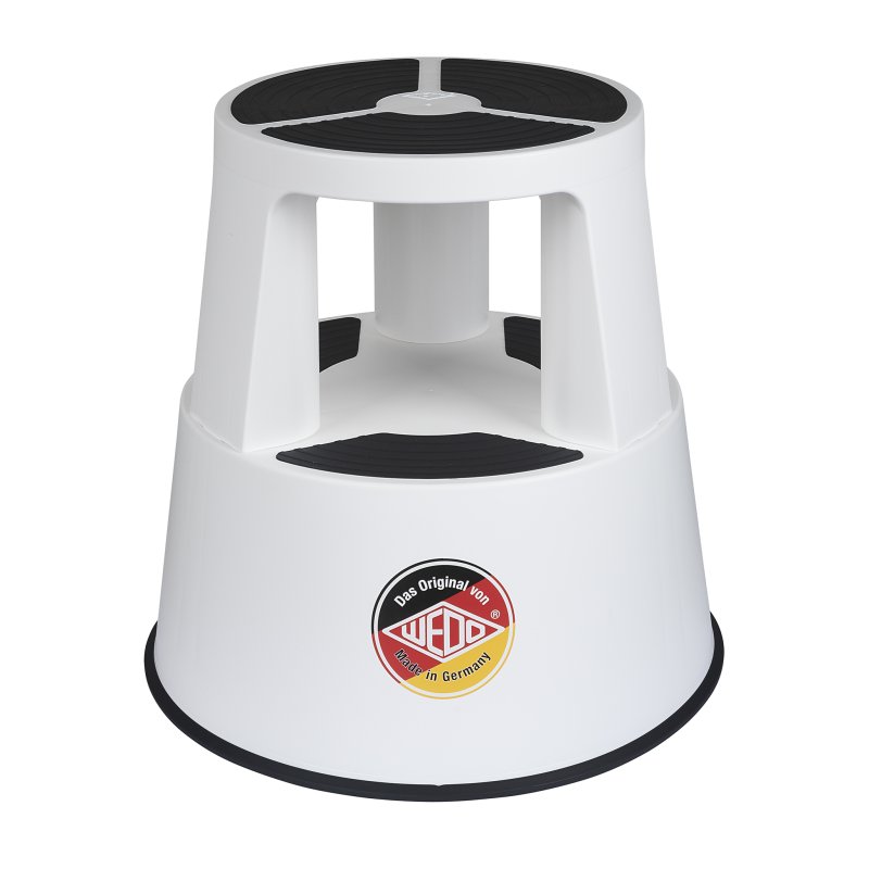WEDO tabouret roulant SuperStep, plastique, noir, capacité 150 kg