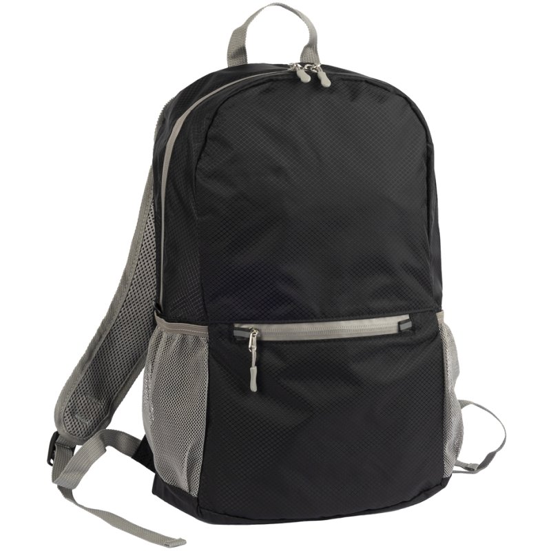WEDO sac à dos pliable PACKTOGO, noir, nylon imperméable