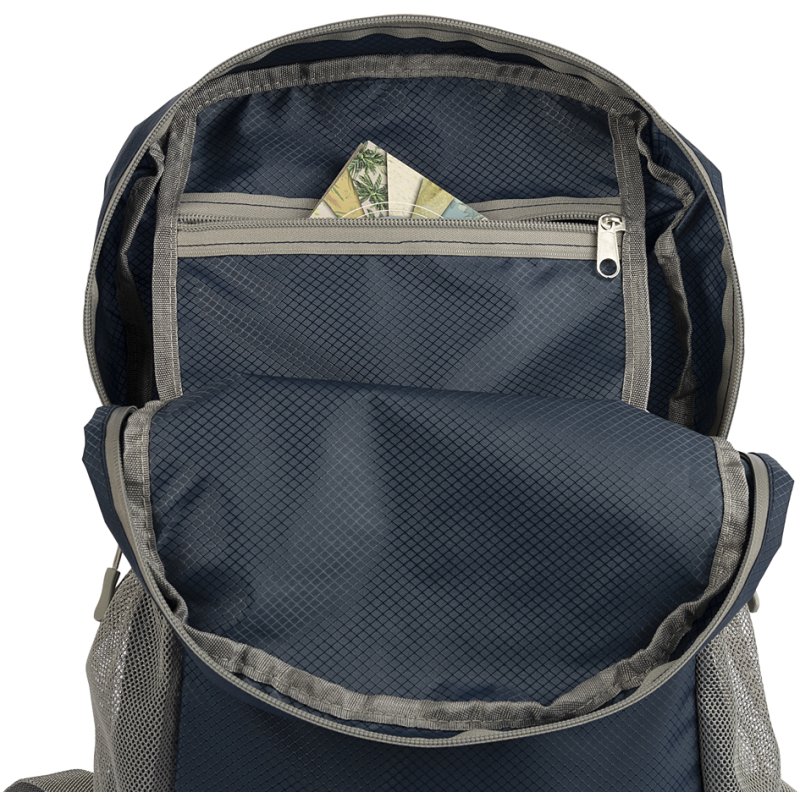 WEDO sac à dos pliable PACKTOGO, noir, nylon imperméable