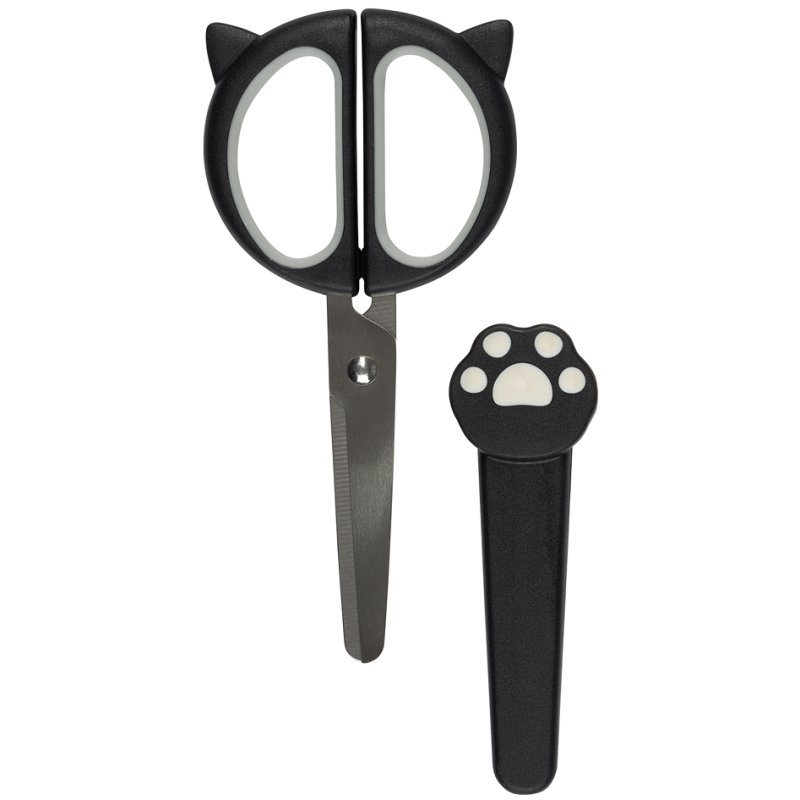 WEDO children's scissors MIETZE, black, round