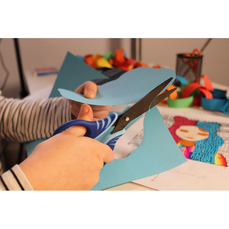 WEDO pointed scissors, stainless steel, ergonomic grip