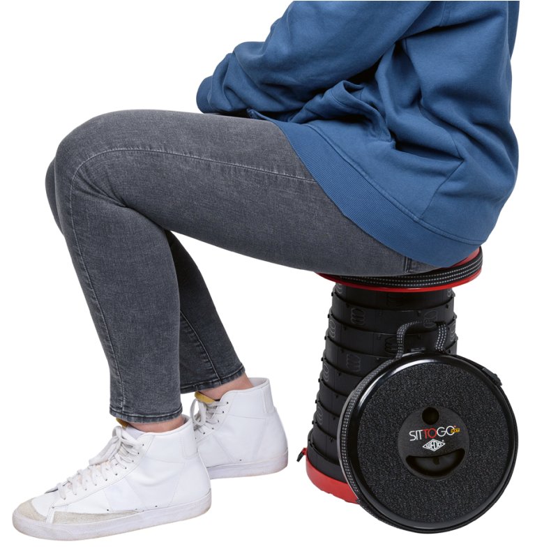 WEDO marchepied télescopique SITTOGO NXT, plastique, rouge