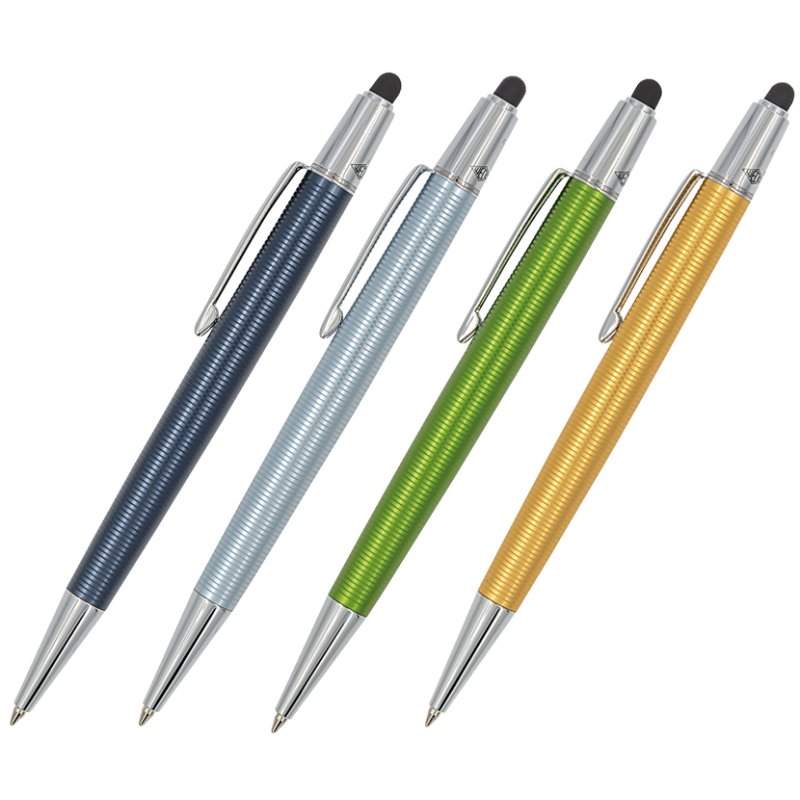 WEDO stylus pen 2-in-1 NEWBIE FOREST, touch pen with ballpoint pen, 16 pieces display