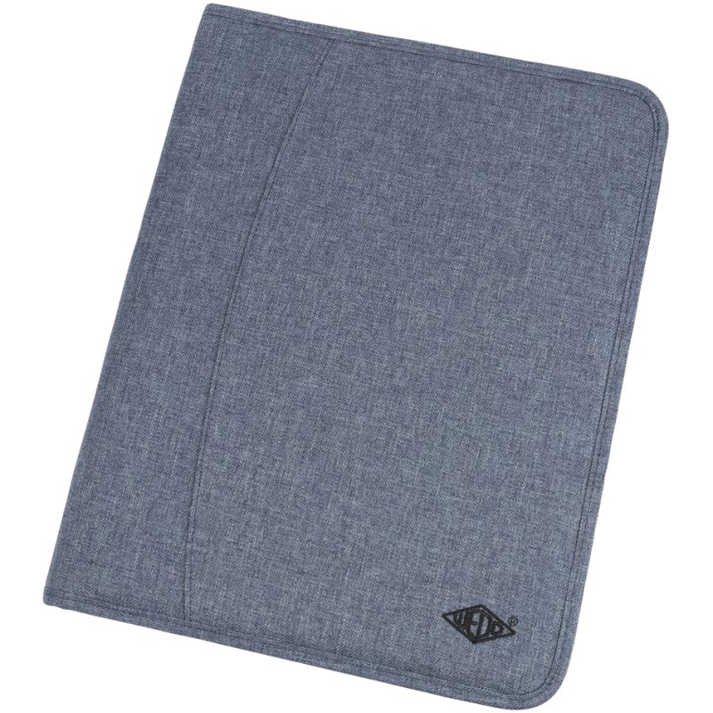 WEDO schrijfmap DENIM, polyester, blauw gemêleerd