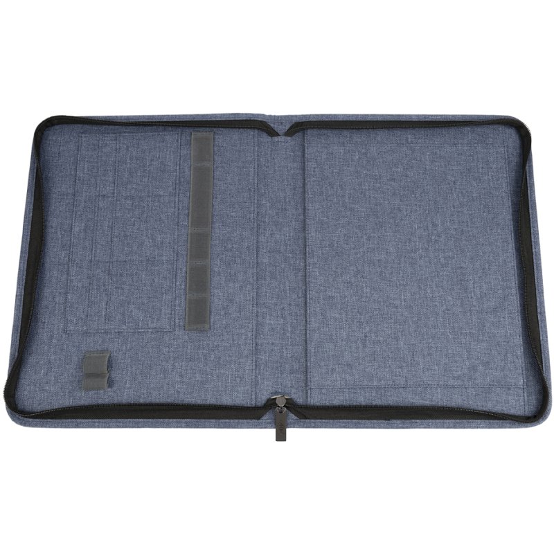 WEDO schrijfmap DENIM, polyester, blauw gemêleerd