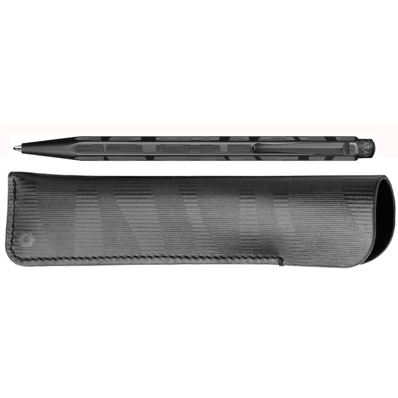 CARAN D'ACHE writing set ECRIDOR BLACK LINES, refillable, black, gift box