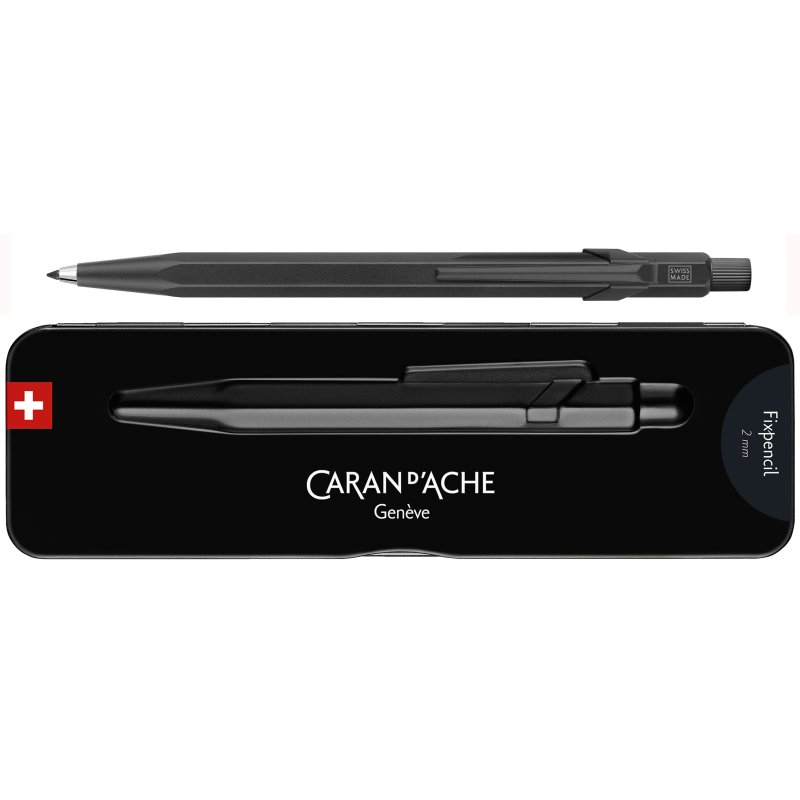 CARAN D'ACHE crayon mécanique Fixpencil BLACK CODE, noir, 2 mm