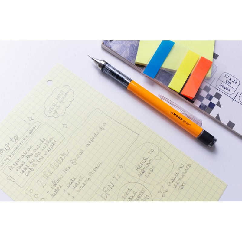 TOMBOW vulpotlood MONO graph, 0,7 mm, 24 stuks display