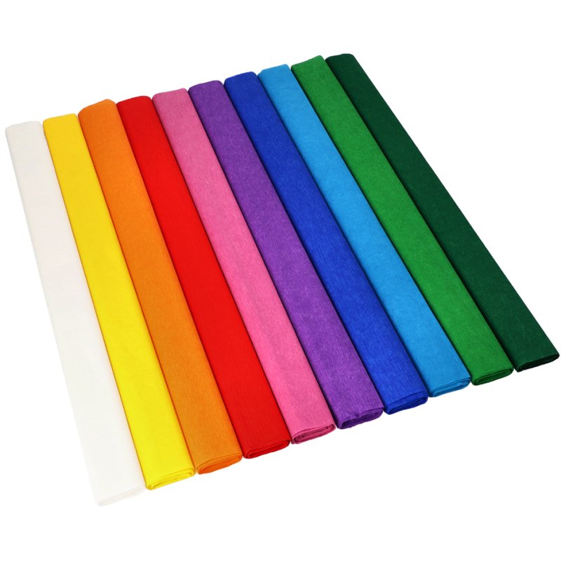 PAPSTAR crêpe paper rolls, waterproof, 10 pieces
