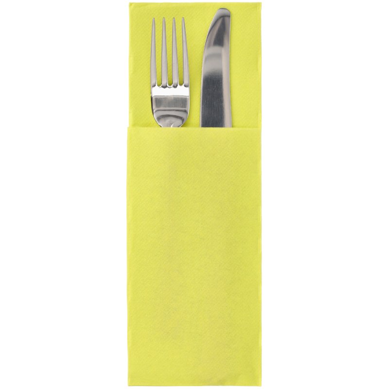 PAPSTAR sachets de serviettes DAILY Collection, vert citron, 480×300 mm, 50 pièces