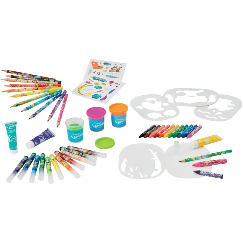 Maped JUNGLE fever drawing set, 54 pieces, in bag