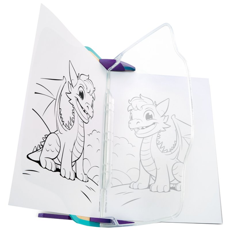 Maped Creativ drawing studio with reflection plate, from 6 years, including pencils and stencils
