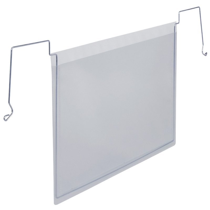 DURABLE pochette transparente avec reliure à fil, A5 paysage, PP transparent, 50 pièces
