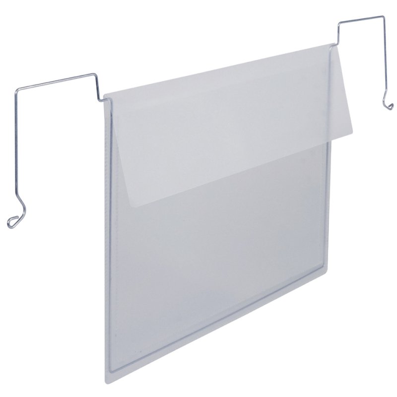 DURABLE hangmap met klep, A4 liggend, transparant, 50 stuks