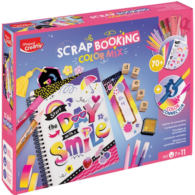 Maped Creativ set de scrapbooking Color Mix, 70 pièces