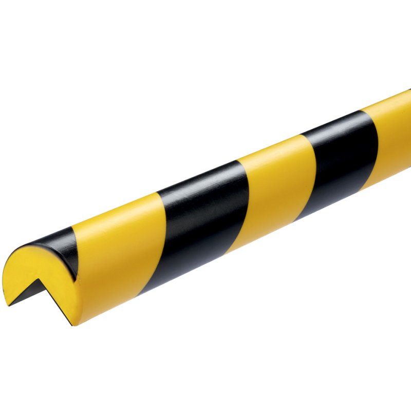 DURABLE profil de protection d'angle C35, magnétique, noir/jaune, 1 m