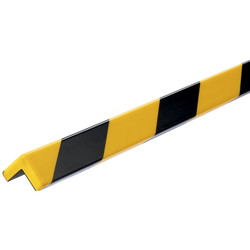 DURABLE profil de protection d'angle C35, magnétique, noir/jaune, 1 m