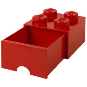 LEGO opbergbox Storage Brick Drawer 4, zwart, 1 lade, 4,7 liter