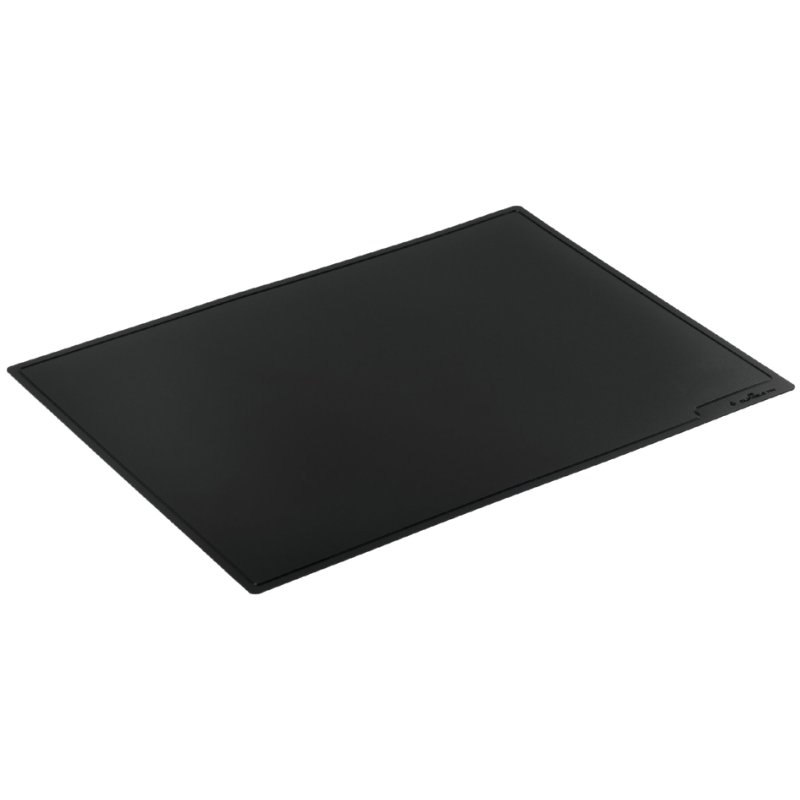 DURABLE Sous-main de bureau, noir, antidérapant, coins arrondis