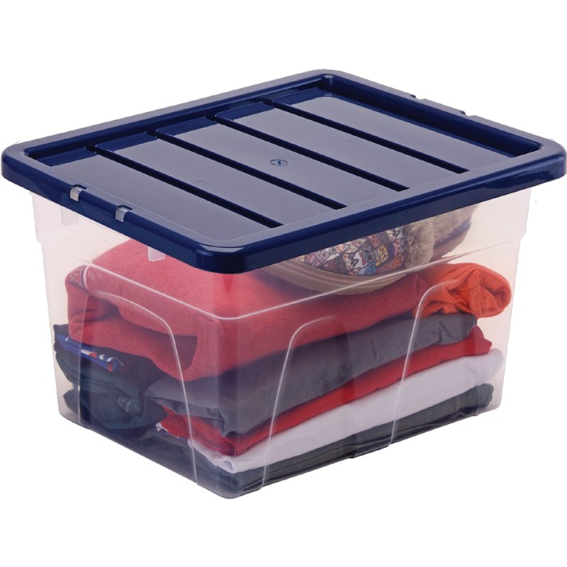 Fellowes boîte de rangement BANKERS BOX, transparente, 22 litres