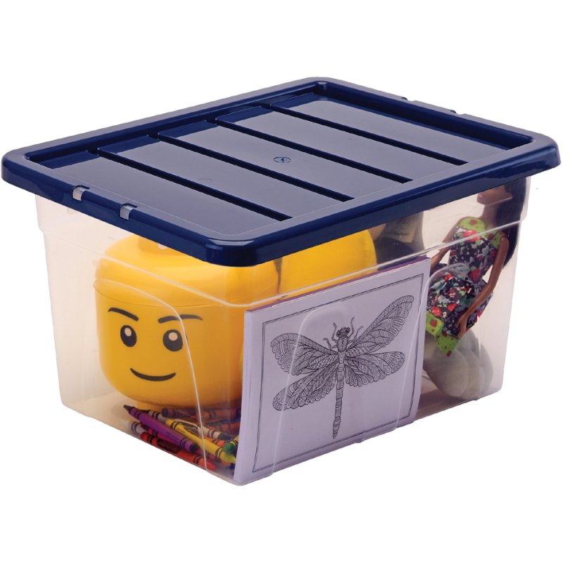 Fellowes boîte de rangement BANKERS BOX, transparente, 22 litres