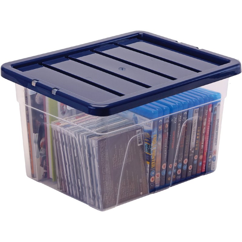 Fellowes boîte de rangement BANKERS BOX, transparente, 22 litres