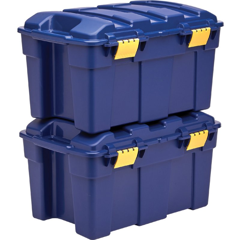 Fellowes boîte de rangement BANKERS BOX, 40 litres, bleu foncé