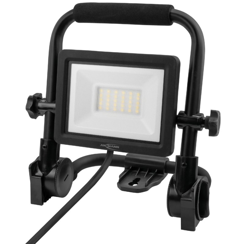 ANSMANN Lampe de chantier LED LUMINARY Base FL20W-AC, noir, 20 watts, 2200 lumens
