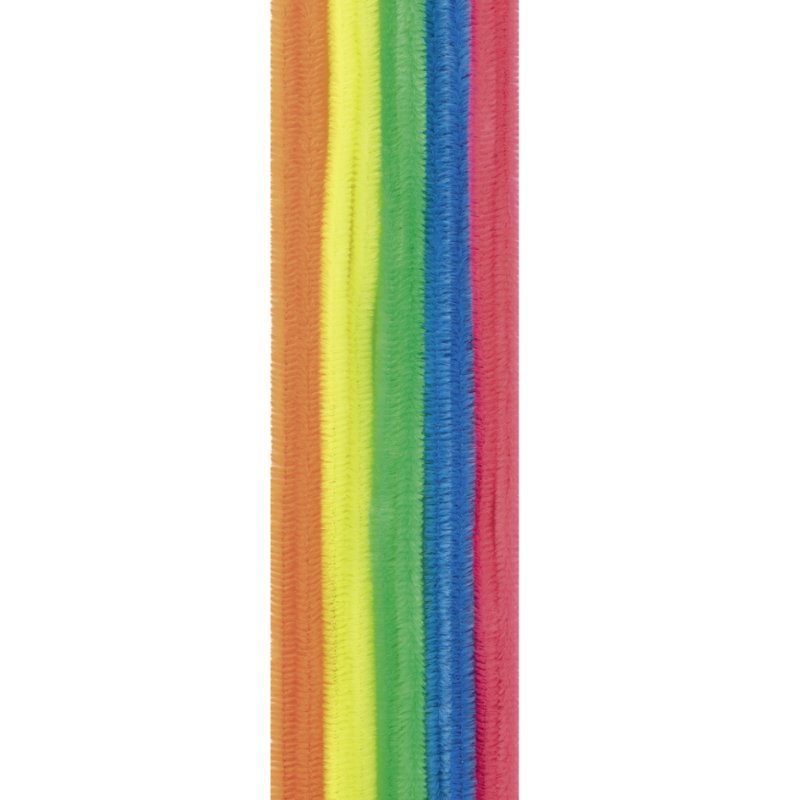 folia chenilledraad NEON, gemengde neokleuren, 500 mm, 10 stuks