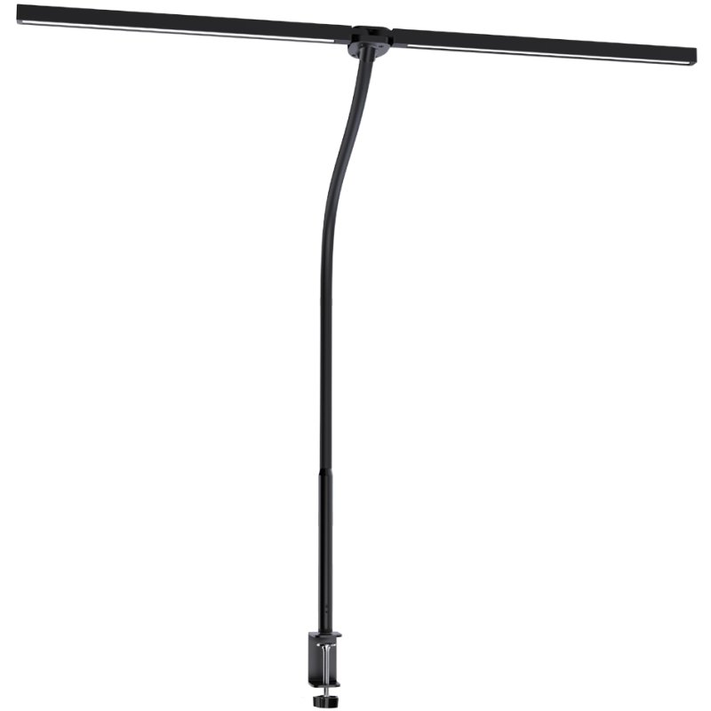 cep LED desk lamp ALBATROSS, clamp base, black, 1100 lumens