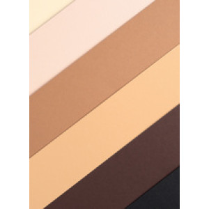 folia fotokarton Shades of Grey, 6 kleuren, 500×700 mm, 100 vel