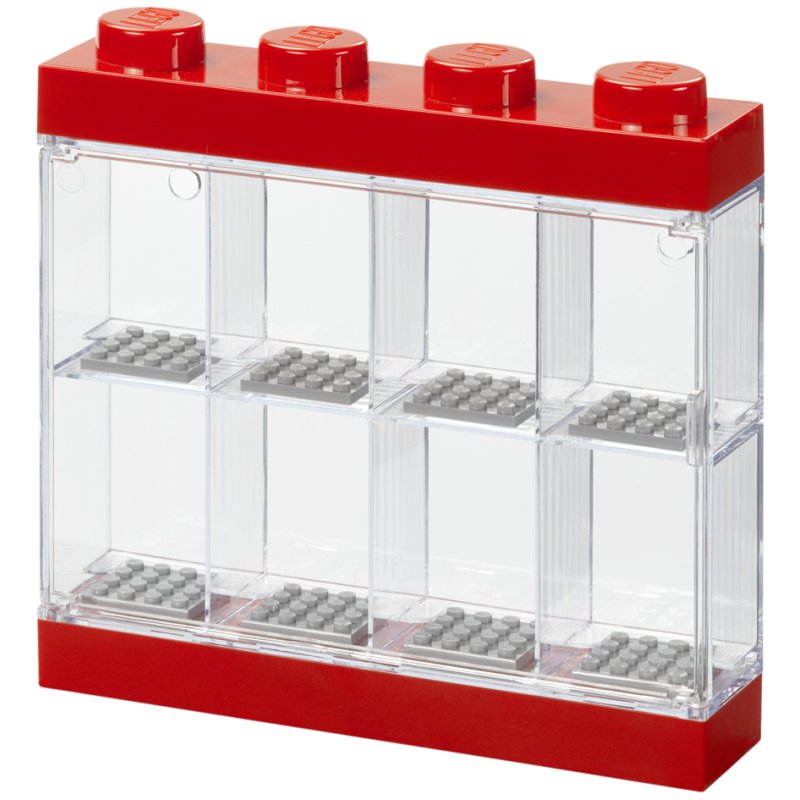 LEGO vitrine à figurines 8, noir, empilable