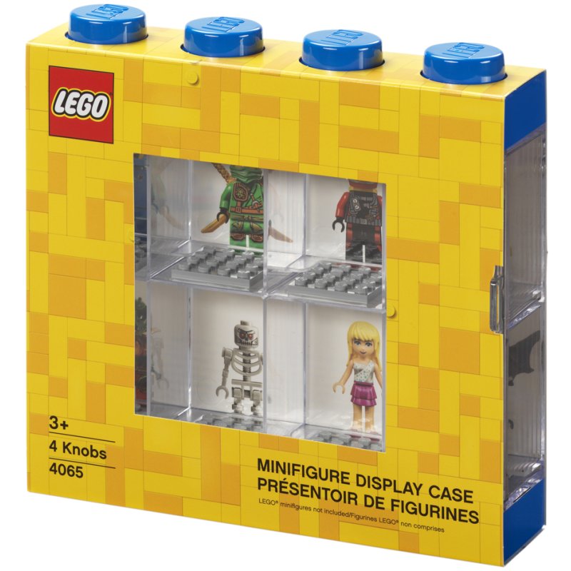 LEGO vitrine à figurines 8, noir, empilable
