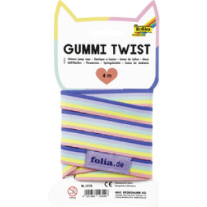 folia Gummi-twister RAINBOW, 18 mm, 4 meter