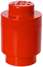 LEGO opbergbox ronde bouwsteen, 950 ml, blauw, stapelbaar