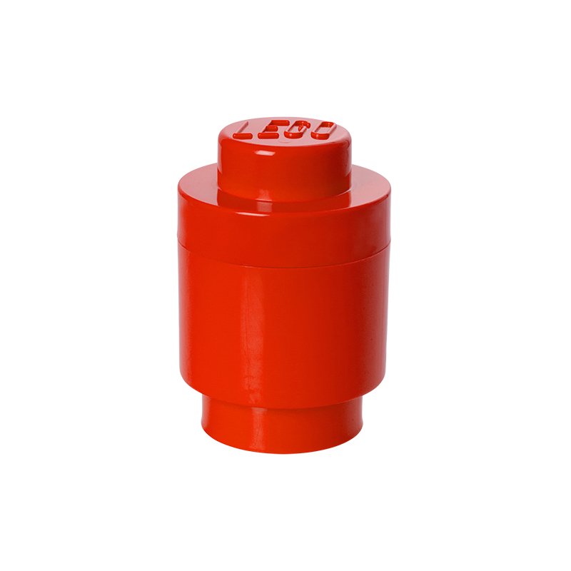 LEGO bloc de rangement rond 1, rouge, 950 ml