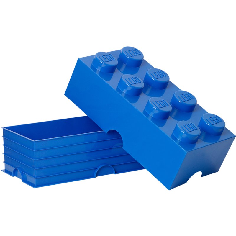 LEGO bloc de rangement STORAGE BRICK 8, rouge, 12 litres, 8 tenons