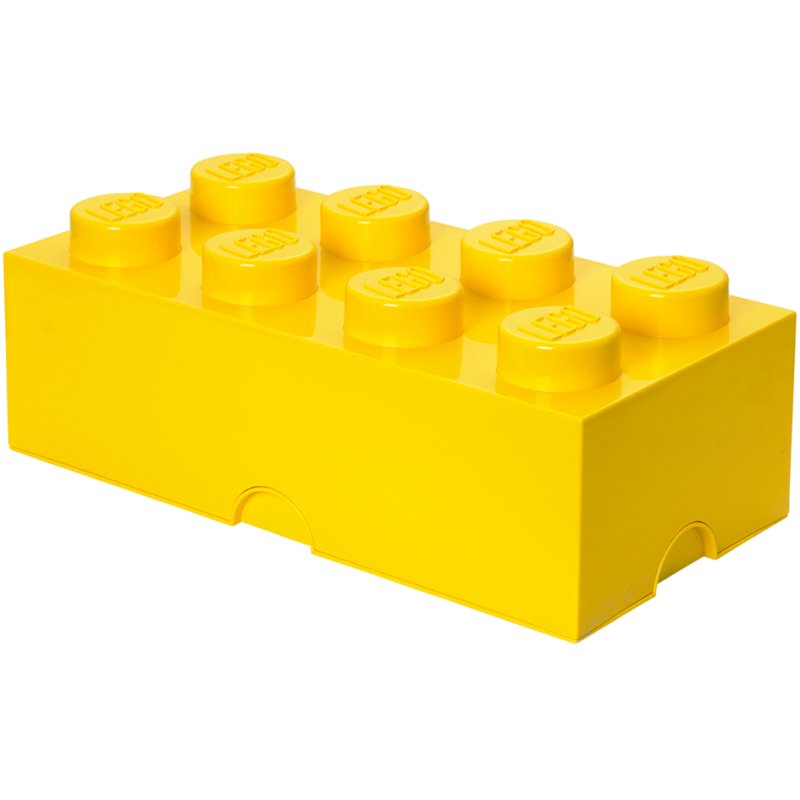 LEGO bloc de rangement STORAGE BRICK 8, rouge, 12 litres, 8 tenons