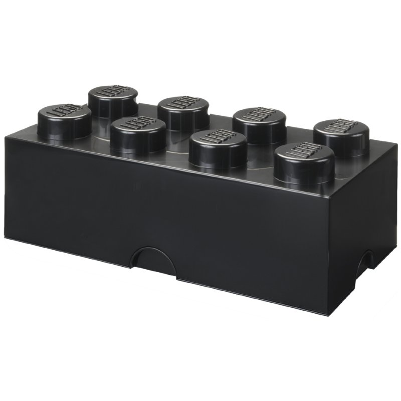 LEGO bloc de rangement STORAGE BRICK 8, rouge, 12 litres, 8 tenons