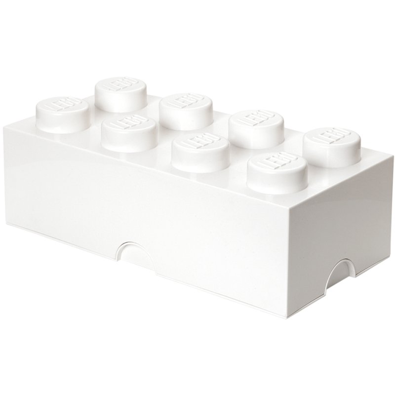LEGO bloc de rangement STORAGE BRICK 8, rouge, 12 litres, 8 tenons