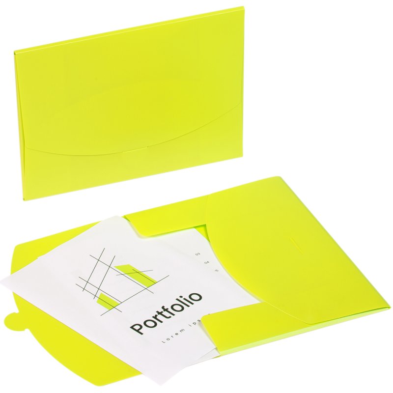 PAGNA chemise à documents Wallet A4, rose foncé, PP, 100 feuilles