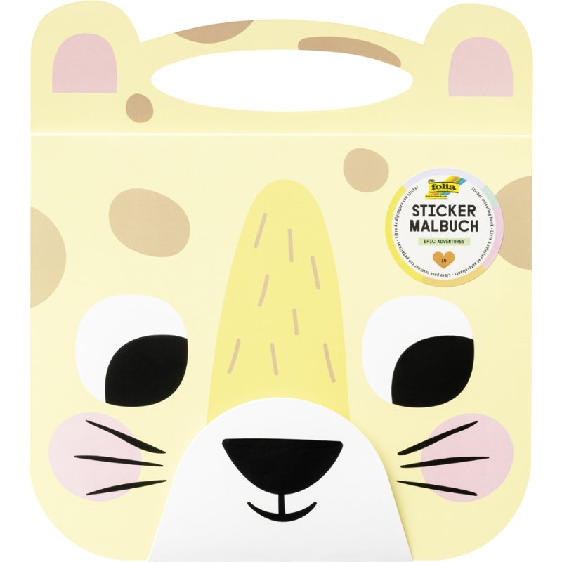 folia stickerkleurboek Rainbow Dreams, 15 vel, 260×230 mm