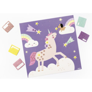 folia Foam mozaïek UNICORN, 301 delen, 250×250 mm
