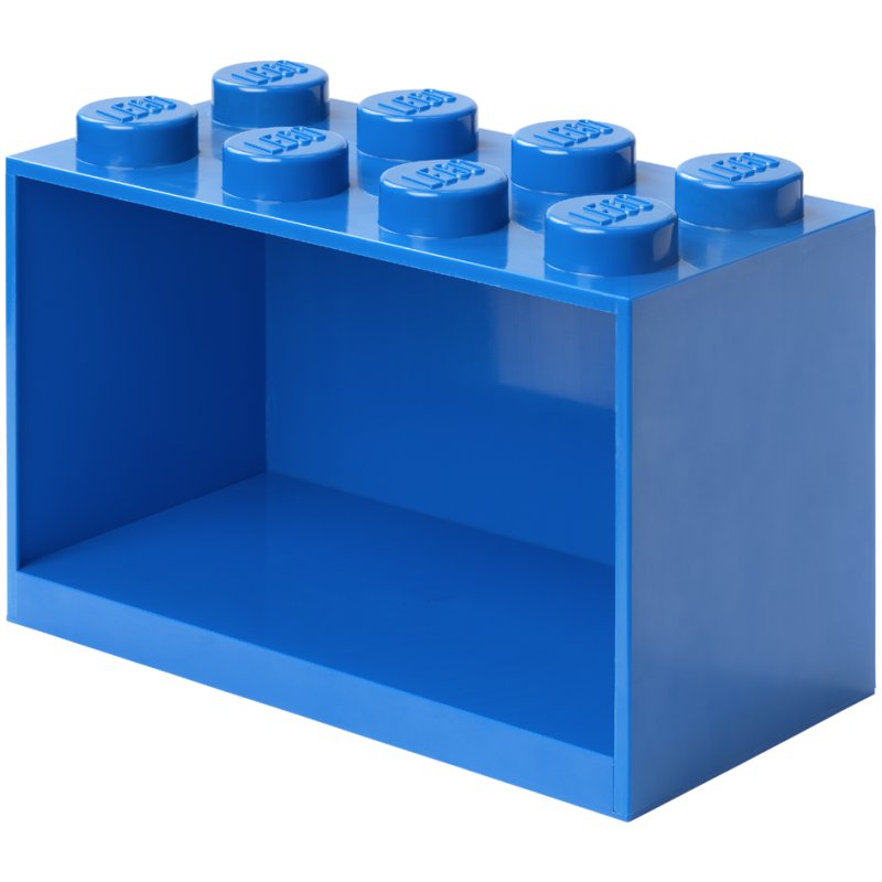 LEGO étagère de rangement BRICK SHELF 8, blanc, 318 mm de large