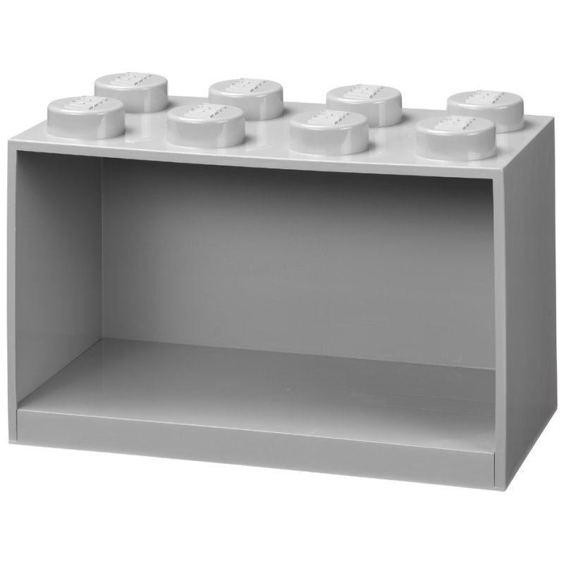 LEGO étagère de rangement BRICK SHELF 8, blanc, 318 mm de large