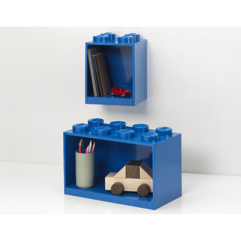 LEGO étagère de rangement BRICK SHELF 8, blanc, 318 mm de large