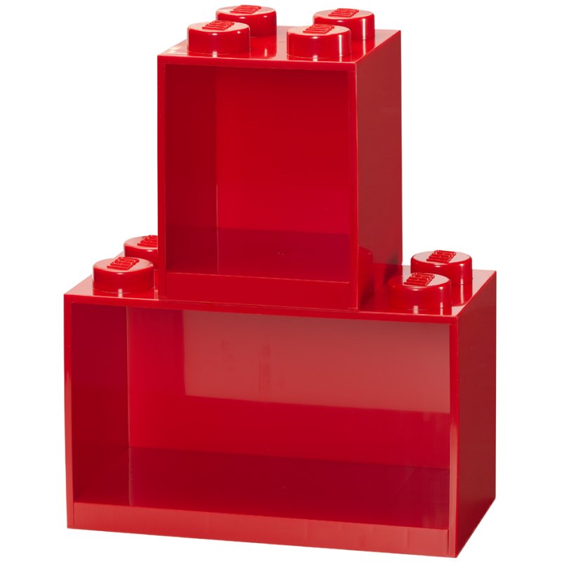 LEGO étagère de briques BRICK SHELF, 2 parties, noir